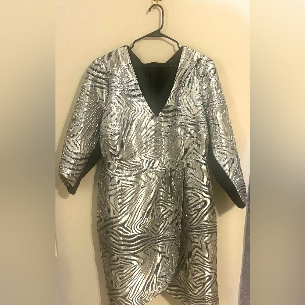 Eloquii, size 24, metallic dress
